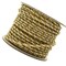 4mm x 25 Yards Long White/Gold Two Tone Rope Trims Pack of 5 Spools
